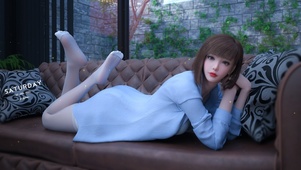 纯欲书房美女