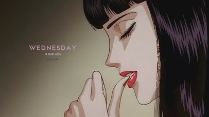 魅惑风 咬指甲的女郎