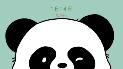 简约可爱小熊猫