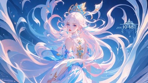 4K 粉发女神