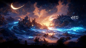 唯美梦幻流光仙境之地