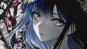 眼里有光美少女