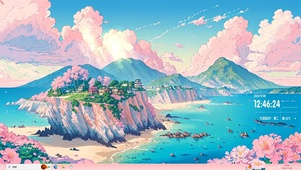 樱花海岛村落