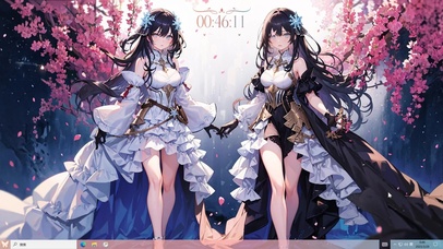 4k可爱的性感双子美少女