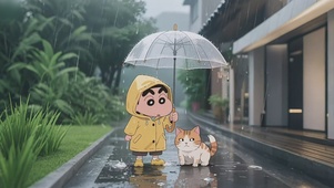 小新与猫