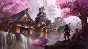 武士与樱花