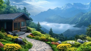 护眼山上小屋