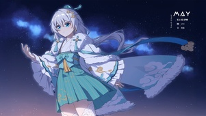 唯美星空少女