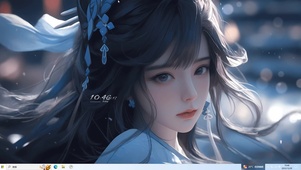 4K闭月羞花主题