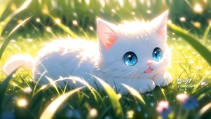 大眼萌猫