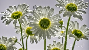 花中水滴