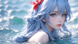 4k夏泳少女