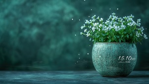 护眼小白花