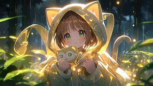 梦幻可爱小樱女孩