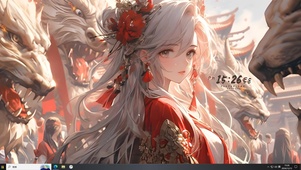 国潮神龙少女