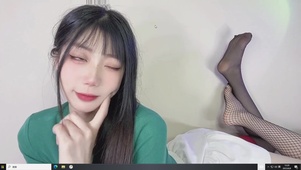 性感居家 黑丝渔网美少女