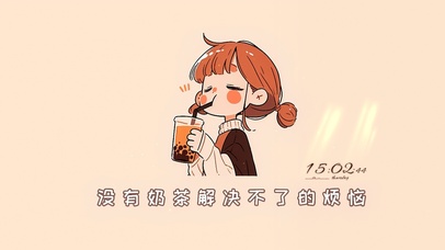 没有奶茶解决不了的烦恼