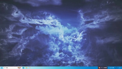 云层暴风雨主题