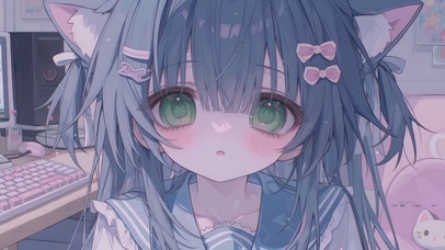 萌系猫耳女孩