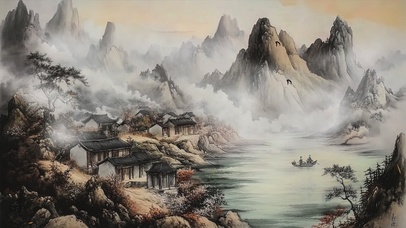 古风风景复古壁纸