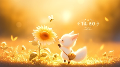 天真呆萌小狐狸