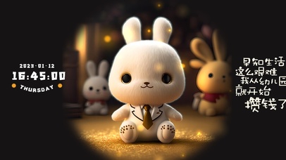 4K幼儿园就攒钱的兔崽