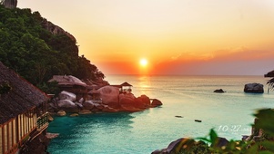 巴厘岛海边神庙