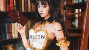 女朋友的cos公主装