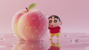 可爱蜜桃小新