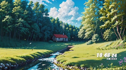 唯美治愈护眼乡村景色