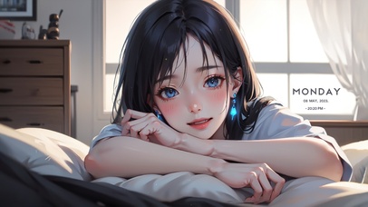 治愈系可爱女孩