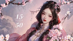 樱花可爱治愈美女