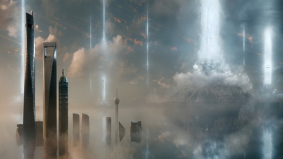 上海淹没 行星发动机流浪地球2