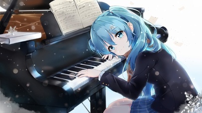 钢琴女孩