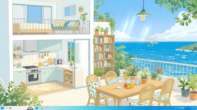 4K唯美治愈盛夏海边