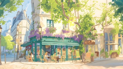 温馨阳光下午茶