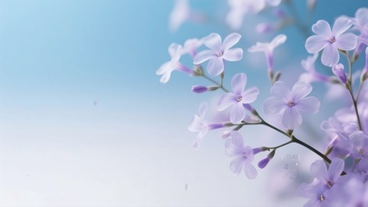 烟紫织梦丁香花