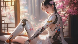 国潮机甲少女