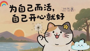 自己开心最重要