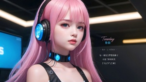 4k唯美治愈少女