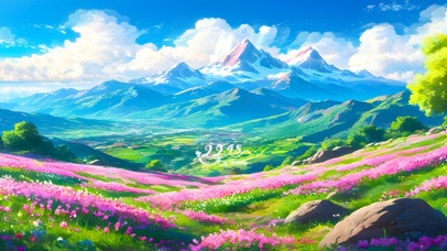 鲜花谷（4K超宽带鱼屏）