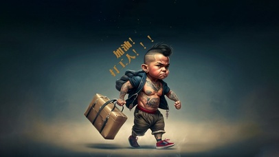 肌肉男孩 加油 打工人 4K