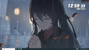雨中的女孩
