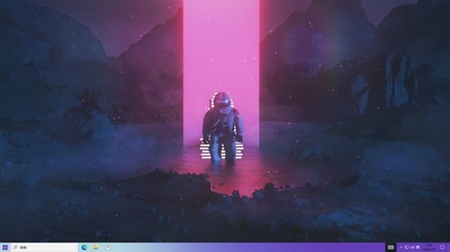  宇航战士漫步宇宙