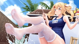 夏日可爱美少女
