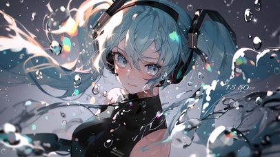 水中少女初音