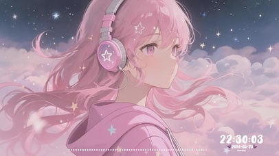 星空下的粉色梦想