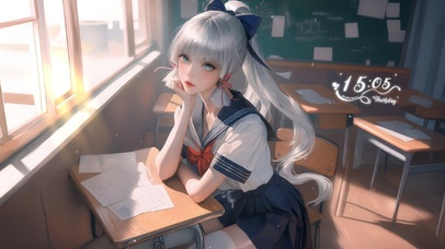 校园青春少女