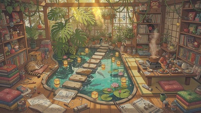 室内雨林的慵懒日常