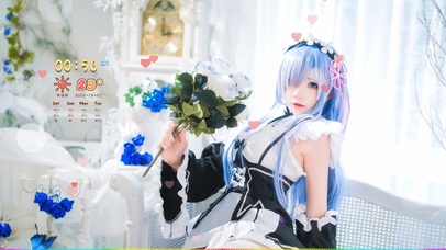 清纯性感cos美女